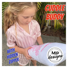 Load image into Gallery viewer, Cuddle Buddy - Single Photo HIDDEN ZIPPER &amp; INSERT