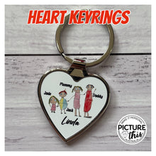 Load image into Gallery viewer, Rectangle Keyrings