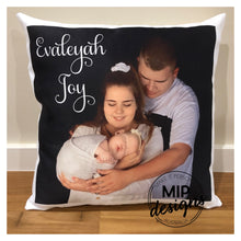 Load image into Gallery viewer, Cushions - Birth Announcement